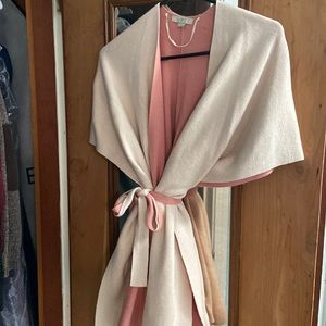 Loft reversible poncho sweater